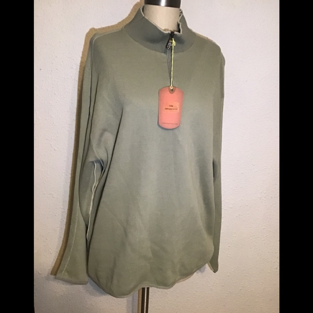 Tommy Bahamas grand harbour half zip sweater size medium